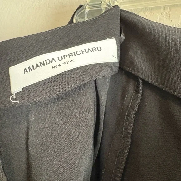 Amanda Uprichard Black pants with bottom slit - Picture 6 of 6